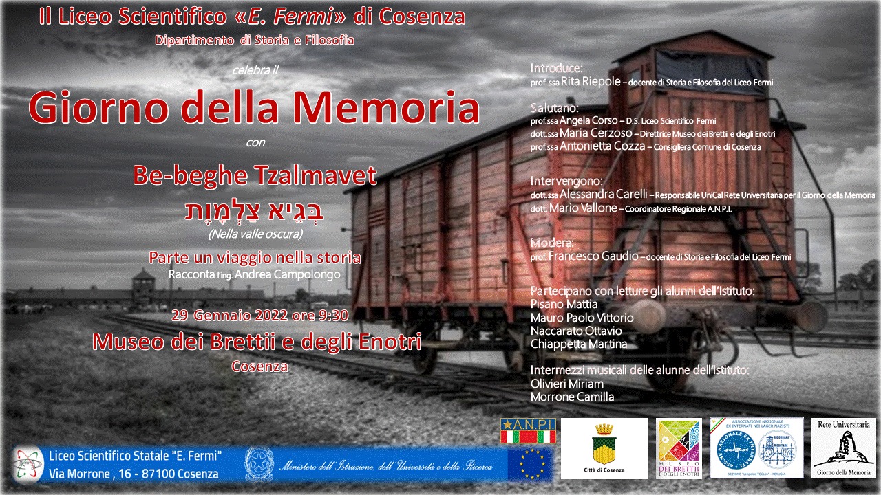 Il Giorno della Memoria celebrato dal Liceo Scientifico Statale Fermi di Cosenza