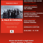 Museo dei Brettii e degli Enotri: si chiude venerdì 25 febbraio il "Mese della memoria" con la presentazione del libro di Francesco Cirillo, "Il falò di Cosenza"