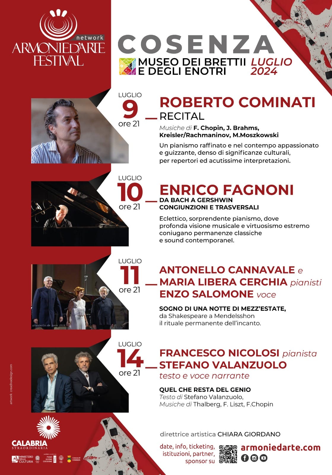 ARMONIE D'ARTE FESTIVAL - IL PIANOFORTE: PERMANENZE CLASSICHE E NUOVE ROTTE CONTEMPORANEE